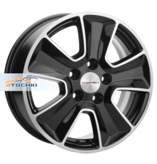 Khomen Wheels 6,5x16/5x114,3 ET43 D67,1 KHW1601 (Huyndai/Kia) Black-FP