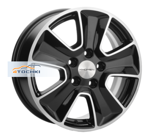 Купить диски Khomen Wheels 6,5x16/5x114,3 ET43 D67,1 KHW1601 (Huyndai/Kia) Black-FP от производителя Khomen Wheels в Казани Купить диски Khomen Wheels 6,5x16/5x114,3 ET43 D67,1 KHW1601 (Huyndai/Kia) Black-FP от производителя Khomen Wheels в Казани