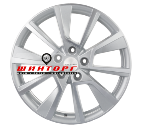 Купить диски Khomen Wheels 7x18/5x112 ET43 D57,1 KHW1802 (Kodiaq/Tiguan) F-Silver-FP от производителя Khomen Wheels в Казани Купить диски Khomen Wheels 7x18/5x112 ET43 D57,1 KHW1802 (Kodiaq/Tiguan) F-Silver-FP от производителя Khomen Wheels в Казани