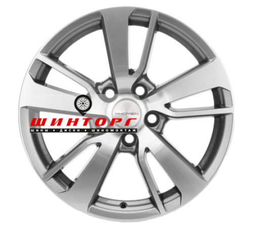 Купить диски Khomen Wheels 7x17/5x114,3 ET38 D67,1 KHW1704 (Outlander) Gray-FP от производителя Khomen Wheels в Казани