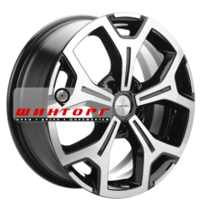 Khomen Wheels 6,5x17/5x108 ET33 D60,1 KHW1710 (Chery Tiggo/Tiggo 7 Pro) Black-FP (сфера)