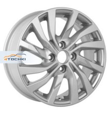 K&K 6x15/4x100 ET37 D60,1 Lada XRAY (КС882) Сильвер