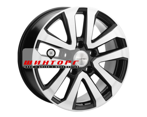 Купить диски Khomen Wheels 8,5x20/5x150 ET45 D110,1 KHW2003 (LX570/LC100/LC200) Black-FP от производителя Khomen Wheels в Казани