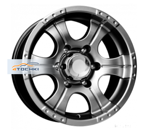 Купить диски K&K 8x16/5x139,7 ET-15 D110,1 Байконур Джип-рейд (КС465М) Дарк платинум от производителя K&K в Казани