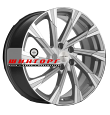 Khomen Wheels 7,5x19/5x112 ET43 D57,1 KHW1901 (Kodiaq/Tiguan) Brilliant Silver-FP