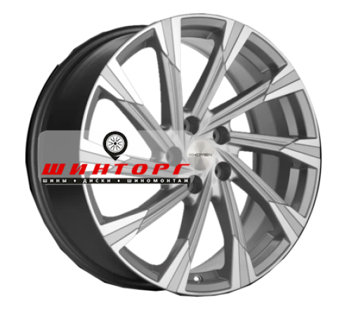 Купить диски Khomen Wheels 7,5x19/5x112 ET43 D57,1 KHW1901 (Kodiaq/Tiguan) Brilliant Silver-FP от производителя Khomen Wheels в Казани