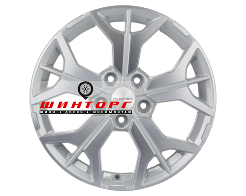 Купить диски Khomen Wheels 7x17/5x114,3 ET45 D60,1 KHW1715 (Changan/Geely/Lexus/Toyota) F-Silver-FP от производителя Khomen Wheels в Казани