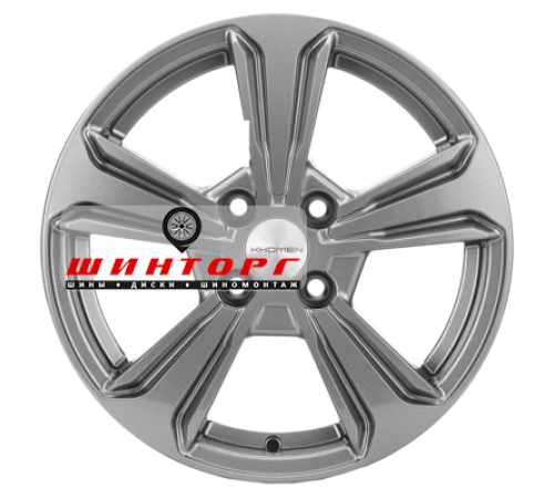 Купить диски Khomen Wheels 6x15/4x100 ET48 D54,1 KHW1502 (Rio/Solaris) Gray от производителя Khomen Wheels в Казани