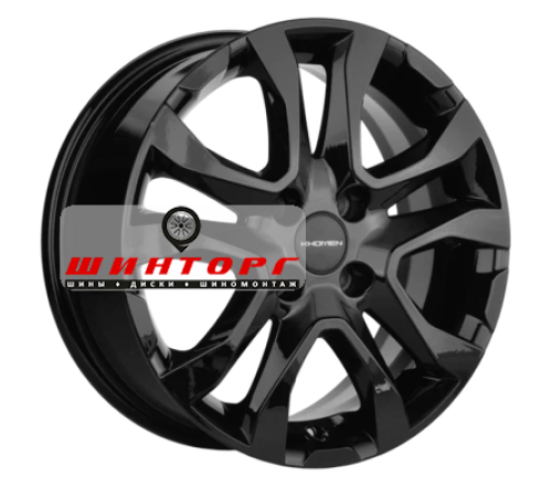 Купить диски Khomen Wheels 6x15/4x100 ET50 D60,1 KHW1503 (Vesta) Black от производителя Khomen Wheels в Казани