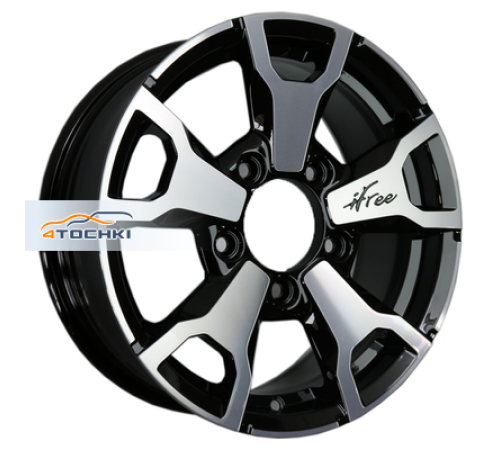 Купить диски iFree 6x16/5x139,7 ET40 D98,1 Тайган (КС872) Блэк Джек от производителя iFree в Казани Купить диски iFree 6x16/5x139,7 ET40 D98,1 Тайган (КС872) Блэк Джек от производителя iFree в Казани