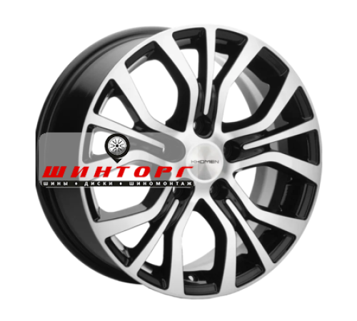 Купить диски Khomen Wheels 6,5x16/5x120 ET51 D65,1 KHW1608 (Multivan) Black-FP от производителя Khomen Wheels в Казани