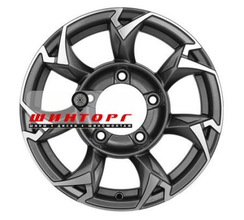 Купить диски Khomen Wheels 5,5x15/5x139,7 ET5 D108,1 KHW1505 (Jimny) Gray-FP от производителя Khomen Wheels в Казани