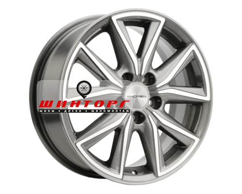 Купить диски Khomen Wheels 7x17/5x108 ET40 D54,1 KHW1706 (Jac/Москвич 3) Gray-FP от производителя Khomen Wheels в Казани