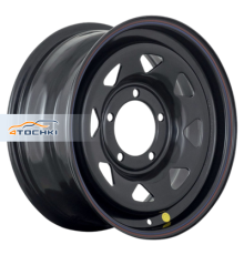 Off-Road Wheels 7x15/5x139,7 ET10 D110 УАЗ (треуг. мелкий) Черный