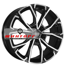 Khomen Wheels 7,5x19/5x114,3 ET40 D64,1 KHW1907 (Haval F7/F7x) Black-FP