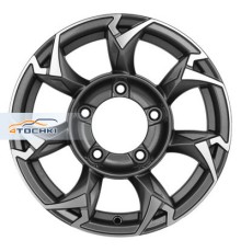Khomen Wheels 5,5x15/5x139,7 ET5 D108,1 KHW1505 (Jimny) Gray-FP