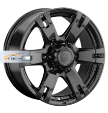 LS 8x17/6x139,7 ET38 D100,1 182 BK (конус, Колпак+лого)