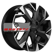 Khomen Wheels 5,5x14/4x100 ET46 D54,1 KHW1402 (Alsvin/Getz/i20) Black-FP