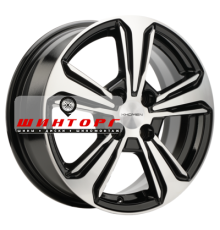 Khomen Wheels 6x15/4x100 ET45 D56,6 KHW1502 (Nexia) Black-FP
