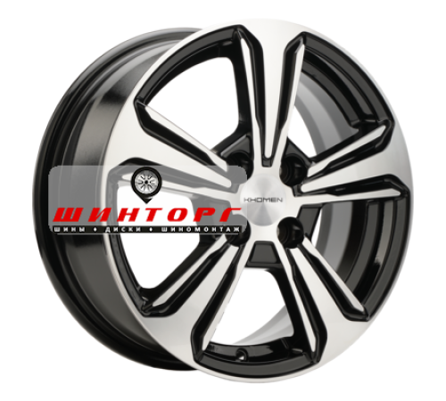 Купить диски Khomen Wheels 6x15/4x100 ET45 D56,6 KHW1502 (Nexia) Black-FP от производителя Khomen Wheels в Казани