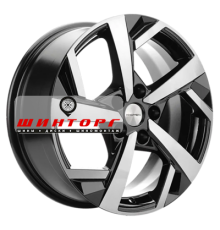 Khomen Wheels 7x17/5x108 ET43 D65,1 KHW1712 (DFM AX 7) Black-FP