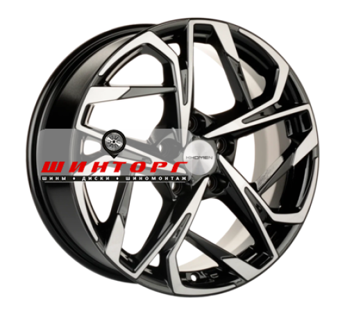 Купить диски Khomen Wheels 7x17/5x114,3 ET45 D60,1 KHW1716 (Changan/Geely/Lexus/Toyota) Black-FP от производителя Khomen Wheels в Казани