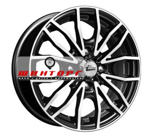 Купить диски iFree 5,5x14/4x100 ET43 D60,1 Флайт (КС676М) Блэк Джек от производителя iFree в Казани