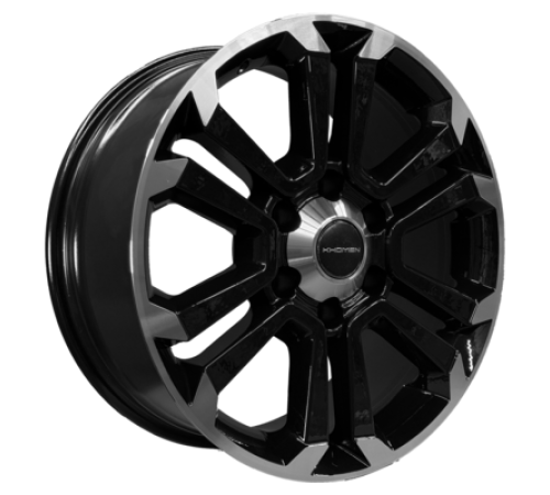 Купить диски Khomen Wheels 7,5x18/6x139,7 ET30 D106,1 KHW1817 (Fortuner/Hilux) Black-FP от производителя Khomen Wheels в Казани
