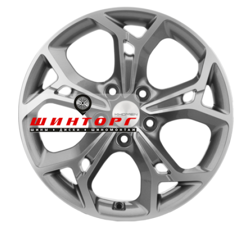 Купить диски Khomen Wheels 7x17/5x114,3 ET45 D60,1 KHW1702 (Changan/Geely/Lexus/Toyota) Gray-FP от производителя Khomen Wheels в Казани