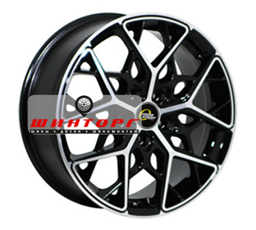 Купить диски CrossStreet 7x17/5x100 ET48 D56,1 CR-20 BKF от производителя CrossStreet в Казани