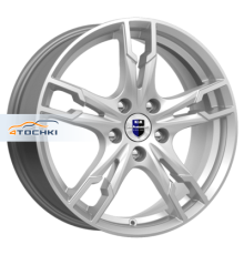 K&K 7x17/4x100 ET43 D60,1 Солар-оригинал (КС875) Сильвер SK