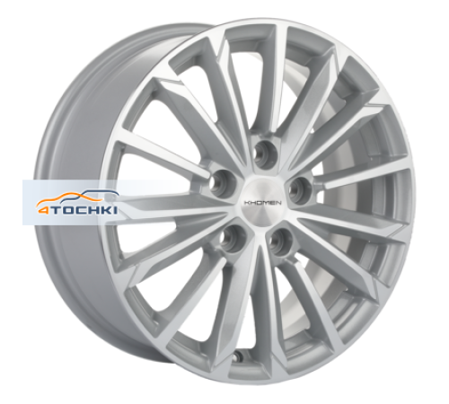 Купить диски Khomen Wheels 6,5x16/5x112 ET46 D57,1 KHW1611 (Octavia A7) F-Silver от производителя Khomen Wheels в Казани
