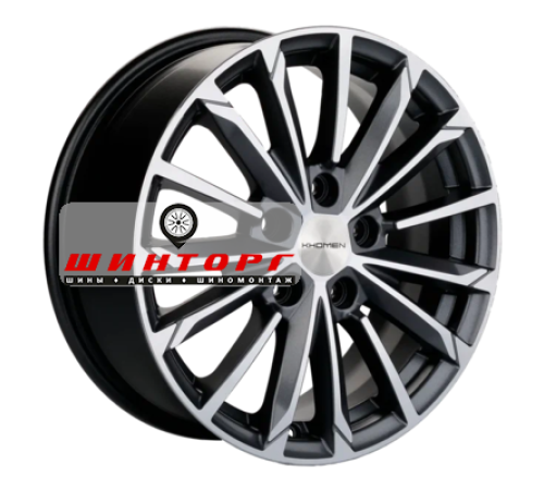 Купить диски Khomen Wheels 6,5x16/5x108 ET50 D63,3 KHW1611 (Focus) Gray-FP от производителя Khomen Wheels в Казани