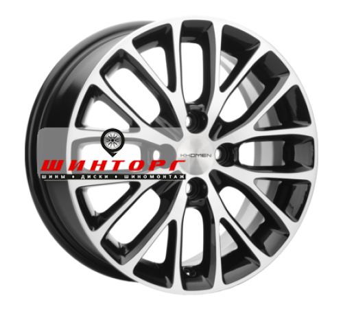Купить диски Khomen Wheels 6x15/4x98 ET36 D58,6 KHW1506 (Lada Granta) Black-FP от производителя Khomen Wheels в Казани