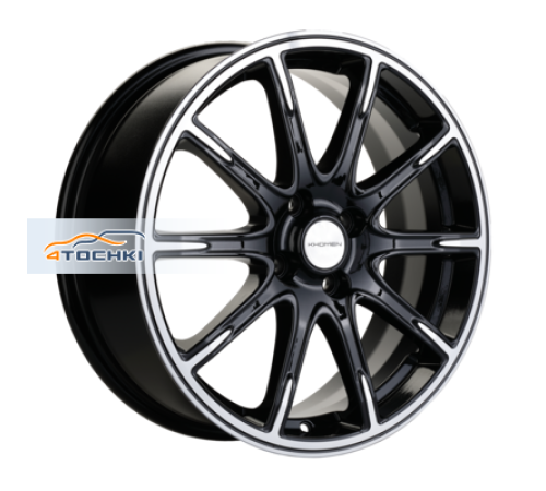Купить диски Khomen Wheels 6,5x17/4x100 ET50 D60,1 KHW1707 (Lada Vesta) Black-FP от производителя Khomen Wheels в Казани
