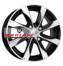 K&K 6x15/4x100 ET45 D56,6 Джемини-оригинал (КС617) Алмаз черный