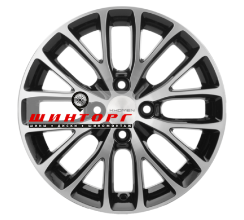 Купить диски Khomen Wheels 6x15/4x100 ET48 D54,1 KHW1506 (Rio/Solaris) Black-FP от производителя Khomen Wheels в Казани