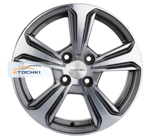 Купить диски Khomen Wheels 6x15/4x100 ET50 D60,1 KHW1502 (Vesta) G-Silver-FP от производителя Khomen Wheels в Казани