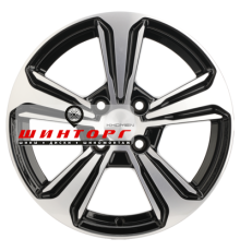 Khomen Wheels 6x15/4x100 ET45 D54,1 KHW1502 (Solano) Black-FP