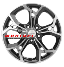 Khomen Wheels 7x17/5x114,3 ET39 D60,1 KHW1702 (RAV4) Black-FP