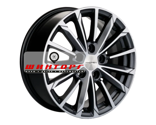 Купить диски Khomen Wheels 6,5x16/5x108 ET50 D63,3 KHW1611 (Focus) Gray-FP от производителя Khomen Wheels в Казани