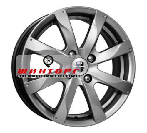 Купить диски K&K 6x15/4x100 ET37 D60,1 Джемини-оригинал (КС617) Дарк платинум от производителя K&K в Казани