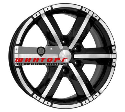 Купить диски K&K 7,5x17/6x114,3 ET30 D66,1 Окинава (КС635) Алмаз черный от производителя K&K в Казани
