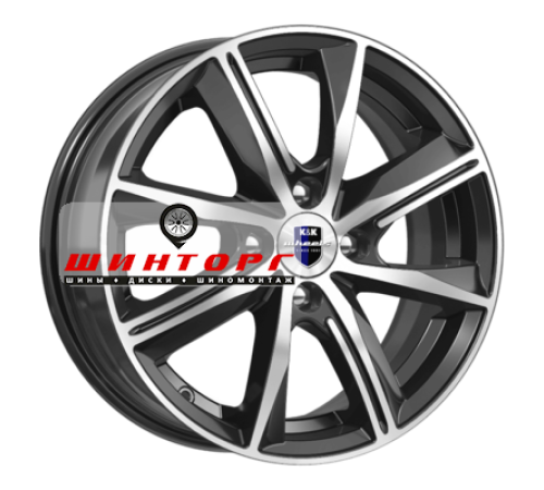 Купить диски K&K 7x16/5x114,3 ET50 D67,1 Арнар (КС904) Алмаз черный от производителя K&K в Казани