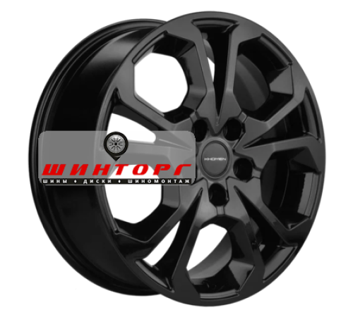 Купить диски Khomen Wheels 6,5x17/5x108 ET33 D60,1 KHW1711 (Chery/Exeed) Black от производителя Khomen Wheels в Казани