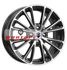 K&K 6x16/4x100 ET37 D60,1 Меандр-оригинал (КС879) Алмаз черный SK