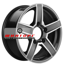 Khomen Wheels 6,5x16/5x139,7 ET35 D98,5 KHW1614 (Niva 4x4 Bronto) Gray-FP
