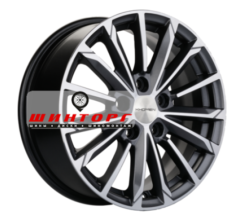 Купить диски Khomen Wheels 6,5x16/5x114,3 ET50 D67,1 KHW1611 (Huyndai/Kia) Gray-FP от производителя Khomen Wheels в Казани