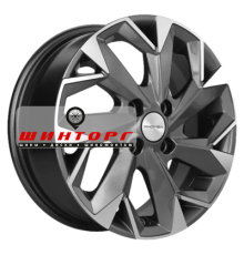 Khomen Wheels 5,5x14/4x100 ET43 D67,1 KHW1402 (Solaris/Logan/Rio) Gray-FP