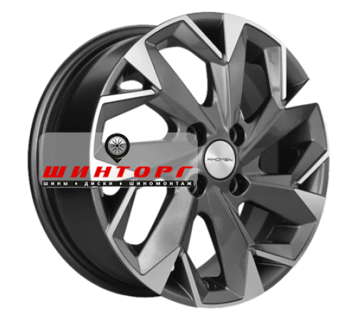 Купить диски Khomen Wheels 5,5x14/4x100 ET43 D67,1 KHW1402 (Solaris/Logan/Rio) Gray-FP от производителя Khomen Wheels в Казани